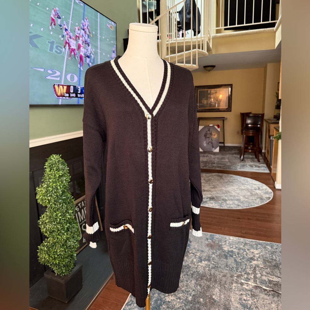 Black and White ASOS Sweater Dress, Never Worn